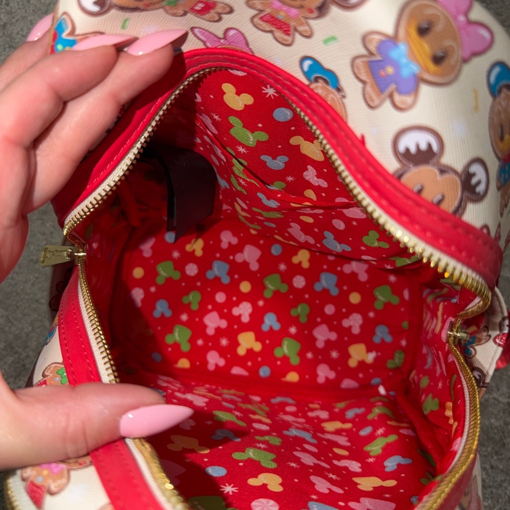 Loungefly Disney Christmas gingerbread backpack and ears set - Picture 3 of 3